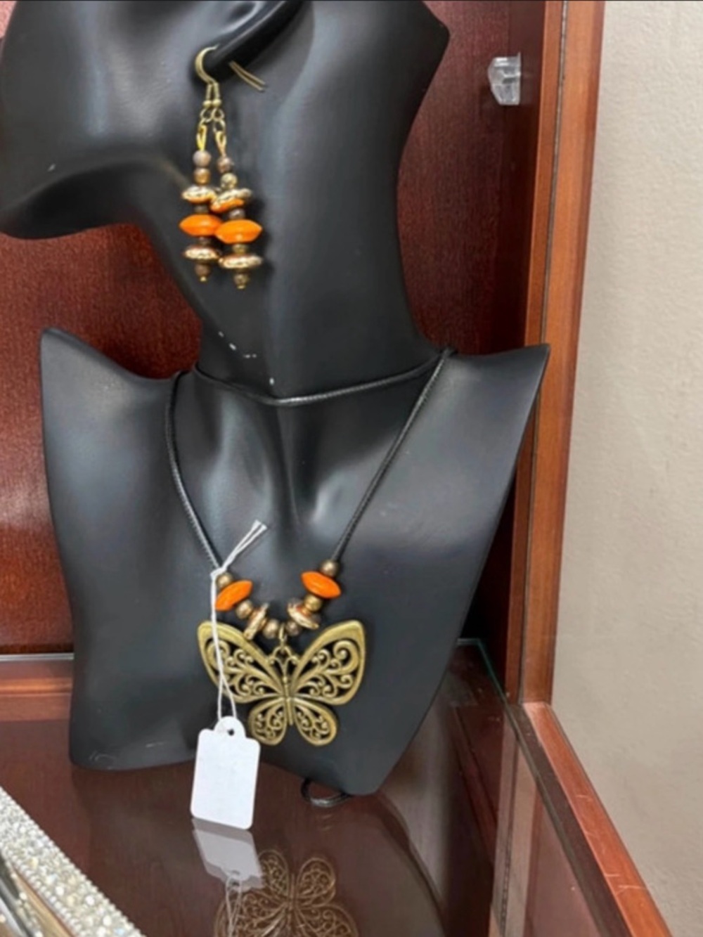Butterfly Pendant Jewelry Set/Handmade jewelry Set